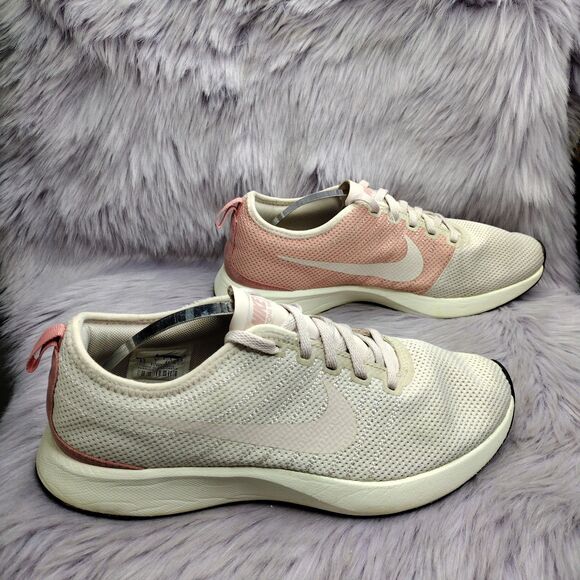 Nike Dualtone Racer Pink Mesh Running Gym Sneakers Womens Size 9.5 - Picture 2 of 7